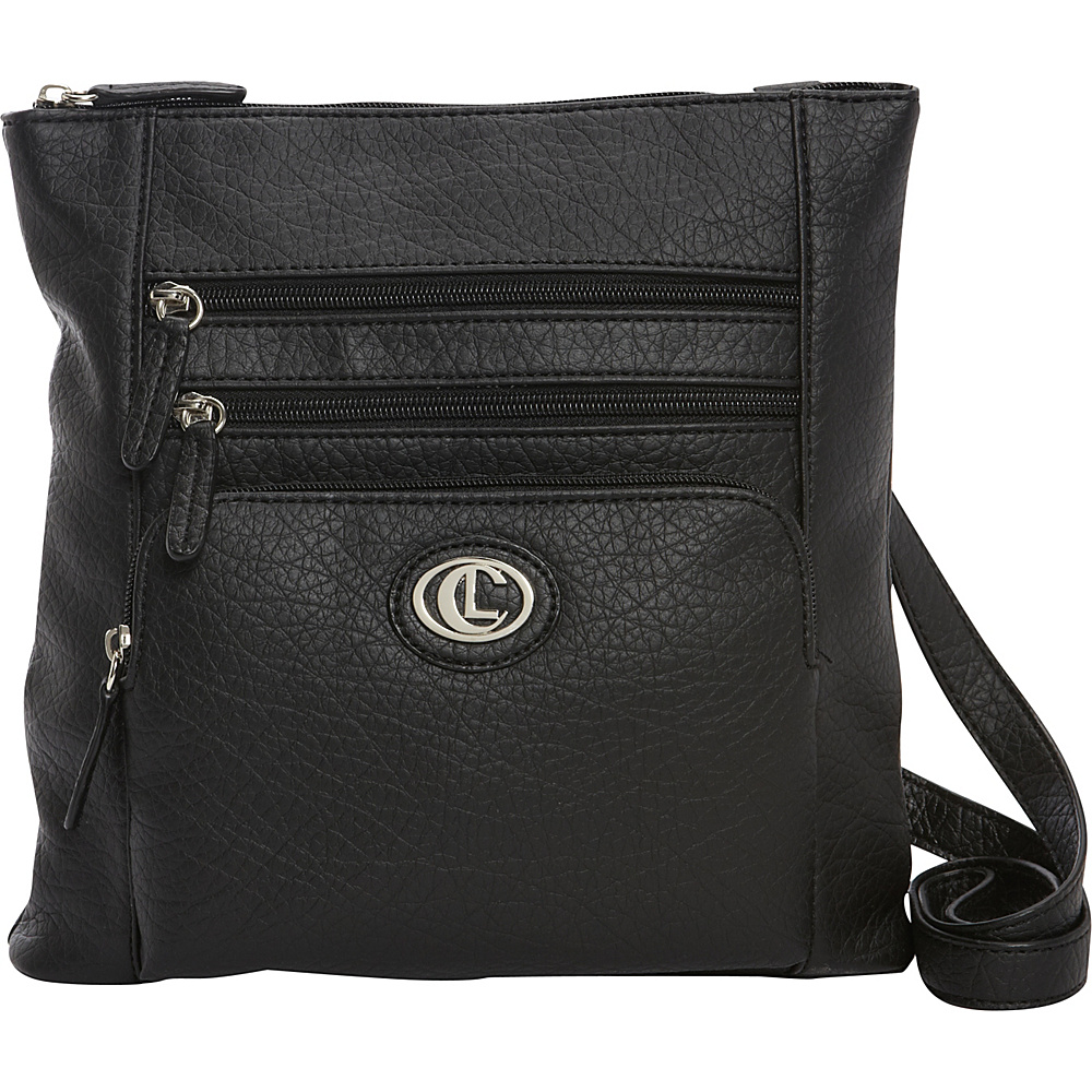 Aurielle Carryland Zip Code N S Crossbody Black Aurielle Carryland Manmade Handbags