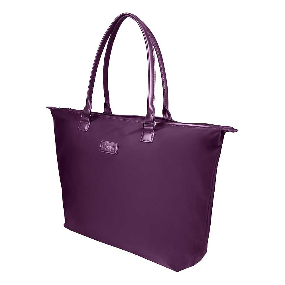 Lipault Paris Tote Bag Large Purple Lipault Paris Luggage Totes and Satchels