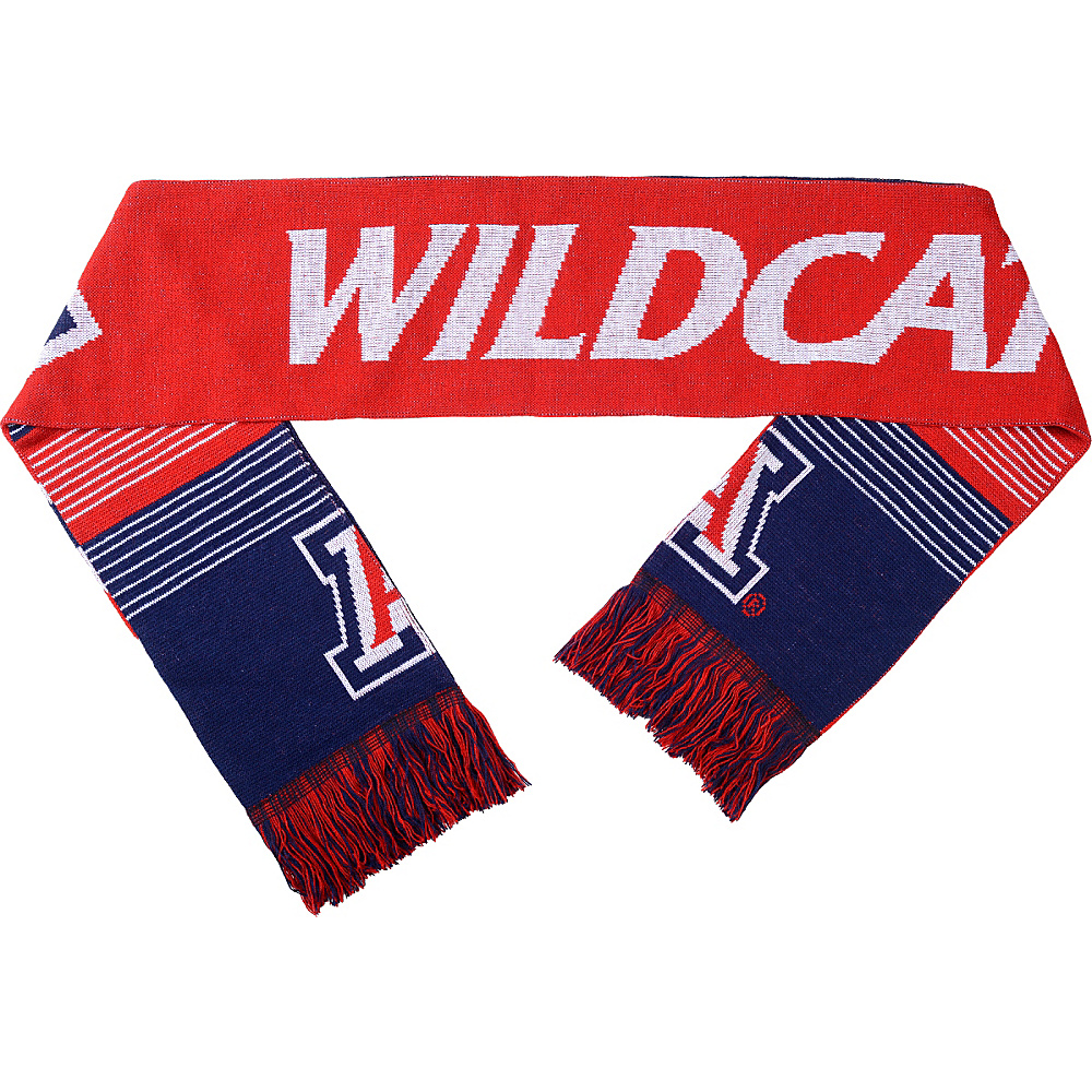 Forever Collectibles NCAA Reversible Split Logo Scarf Red University of Arizona Wildcats Forever Collectibles Scarves