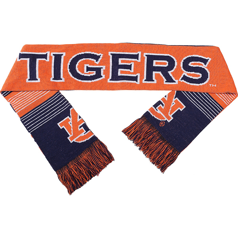 Forever Collectibles NCAA Reversible Split Logo Scarf Orange Auburn University Tigers Forever Collectibles Scarves