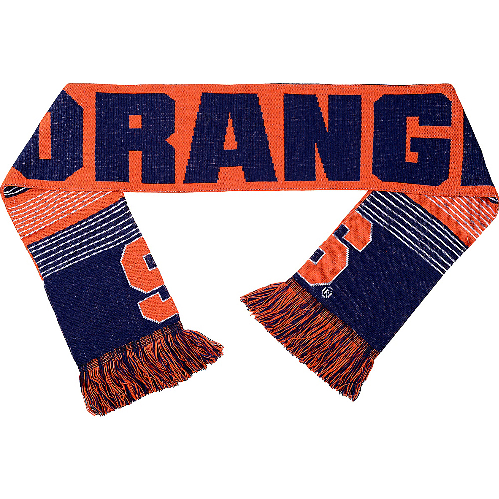 Forever Collectibles NCAA Reversible Split Logo Scarf Orange Syracuse University Forever Collectibles Scarves