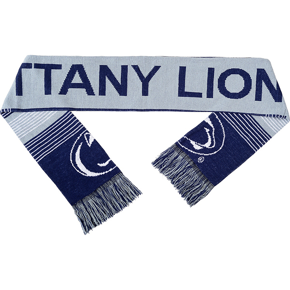 Forever Collectibles NCAA Reversible Split Logo Scarf Blue Penn State Nittany Lions Forever Collectibles Scarves