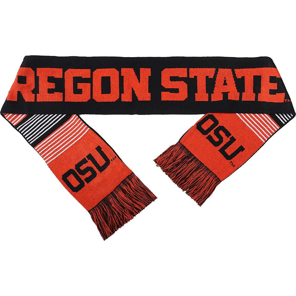 Forever Collectibles NCAA Reversible Split Logo Scarf Orange Oregon State Beavers Forever Collectibles Scarves