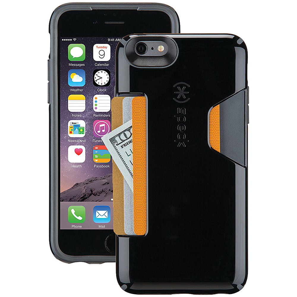 Speck IPhone 6 Plus 6s Plus Candyshell Card Case Black Slate Gray Speck Personal Electronic Cases