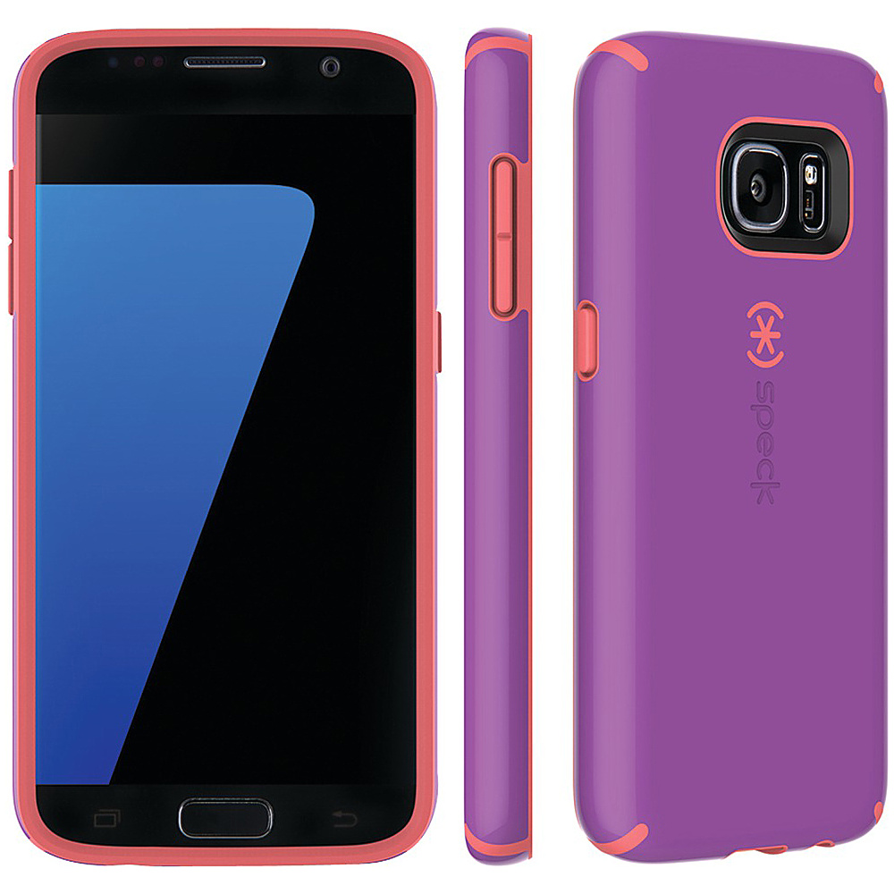 Speck Samsung Galaxy S 7 Candyshell Case Purple Warming Orange Speck Electronic Cases