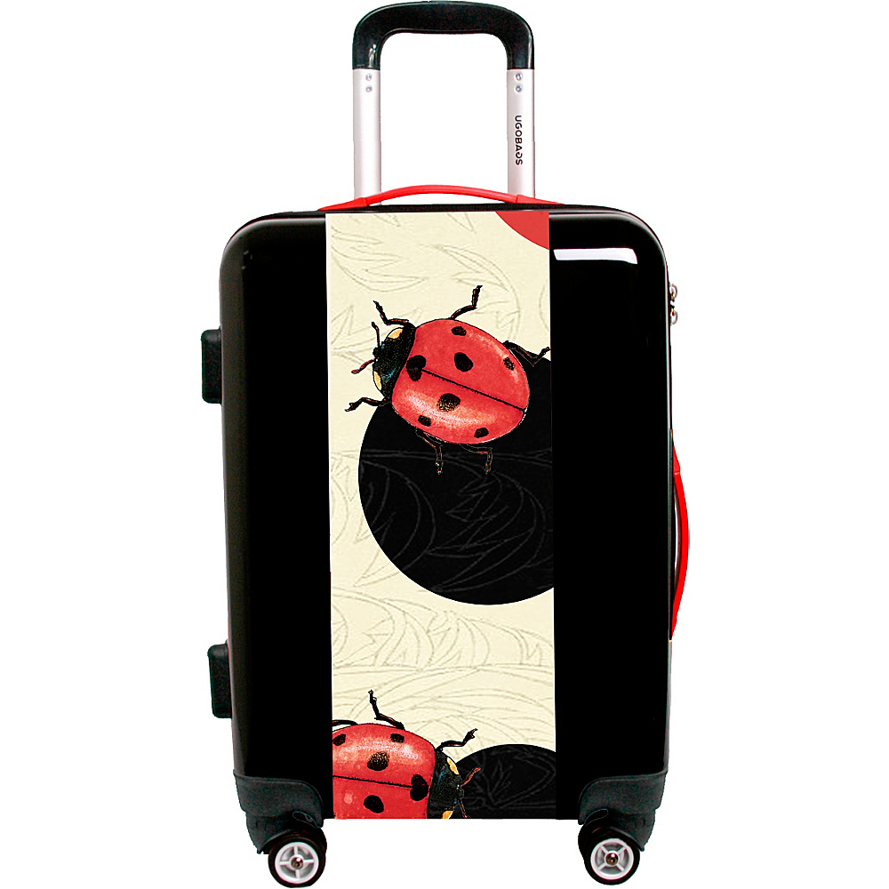 Ugo Bags Lady Bug Polka Dot By Paula Bella Flores 22 Luggage Black Ugo Bags Hardside Checked
