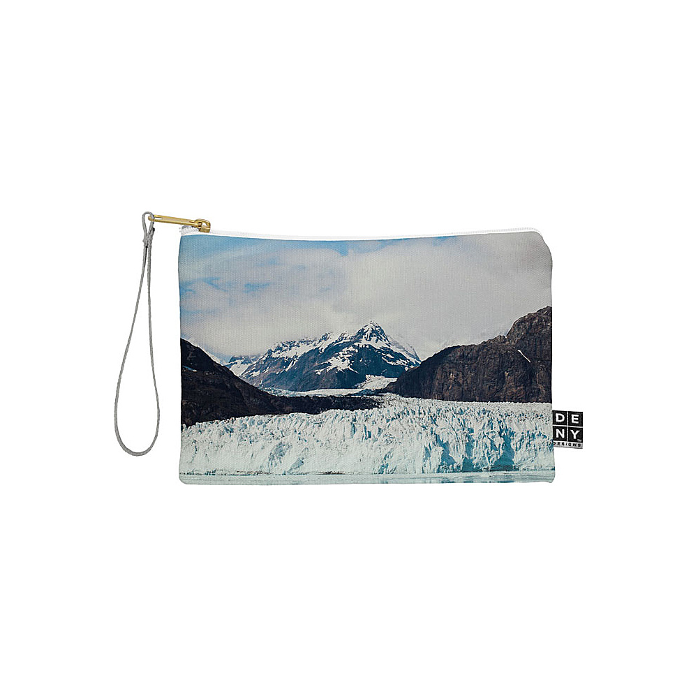 DENY Designs Leah Flores Pouch Sky Blue Glacier Bay National Park DENY Designs Travel Wallets