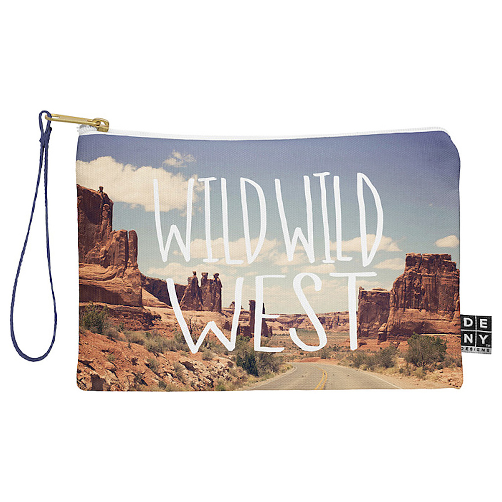DENY Designs Leah Flores Pouch Desert Wild Wild West DENY Designs Travel Wallets
