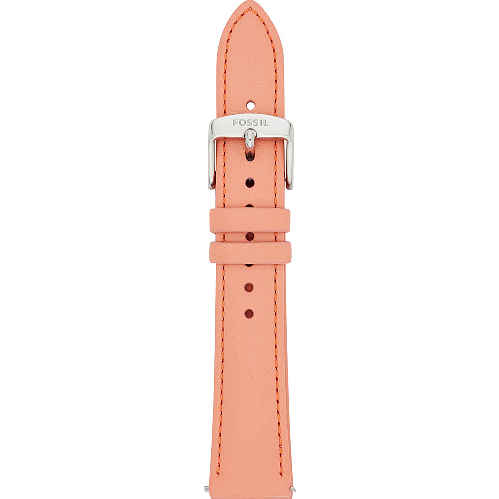 Fossil 18mm Leather Watch Strap Pink Fossil Watches