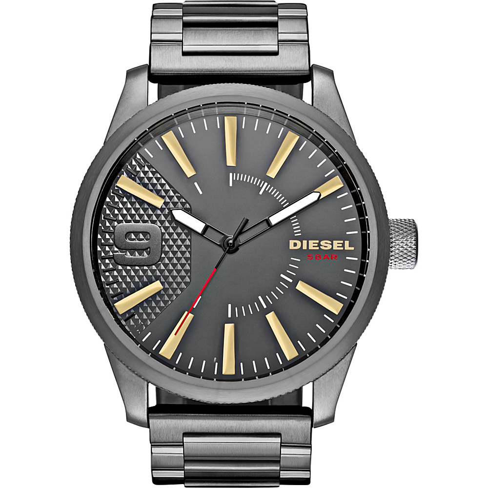 Diesel Watches Rasp Stainless Steel Watch Grey Diesel Watches Watches