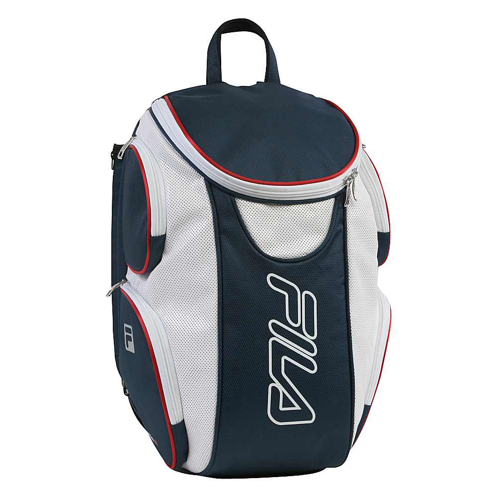 Fila Ultimate Tennis Backpack with Shoe Pocket Red White Blue Fila Other Sports Bags