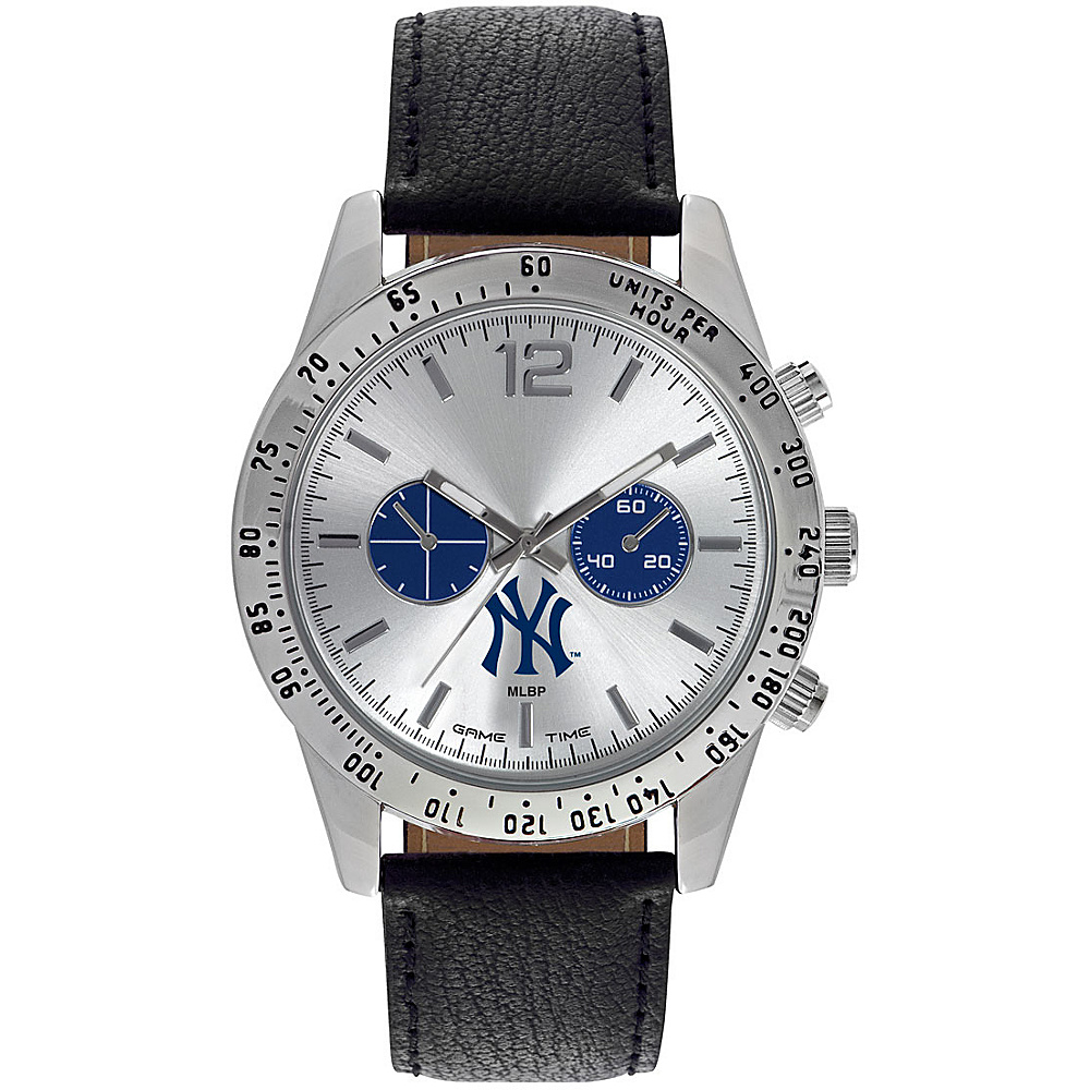 Game Time Mens Letterman MLB Watch New York Yankees NY Logo Game Time Watches