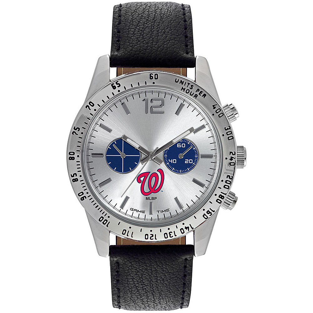 Game Time Mens Letterman MLB Watch Washington Nationals Game Time Watches