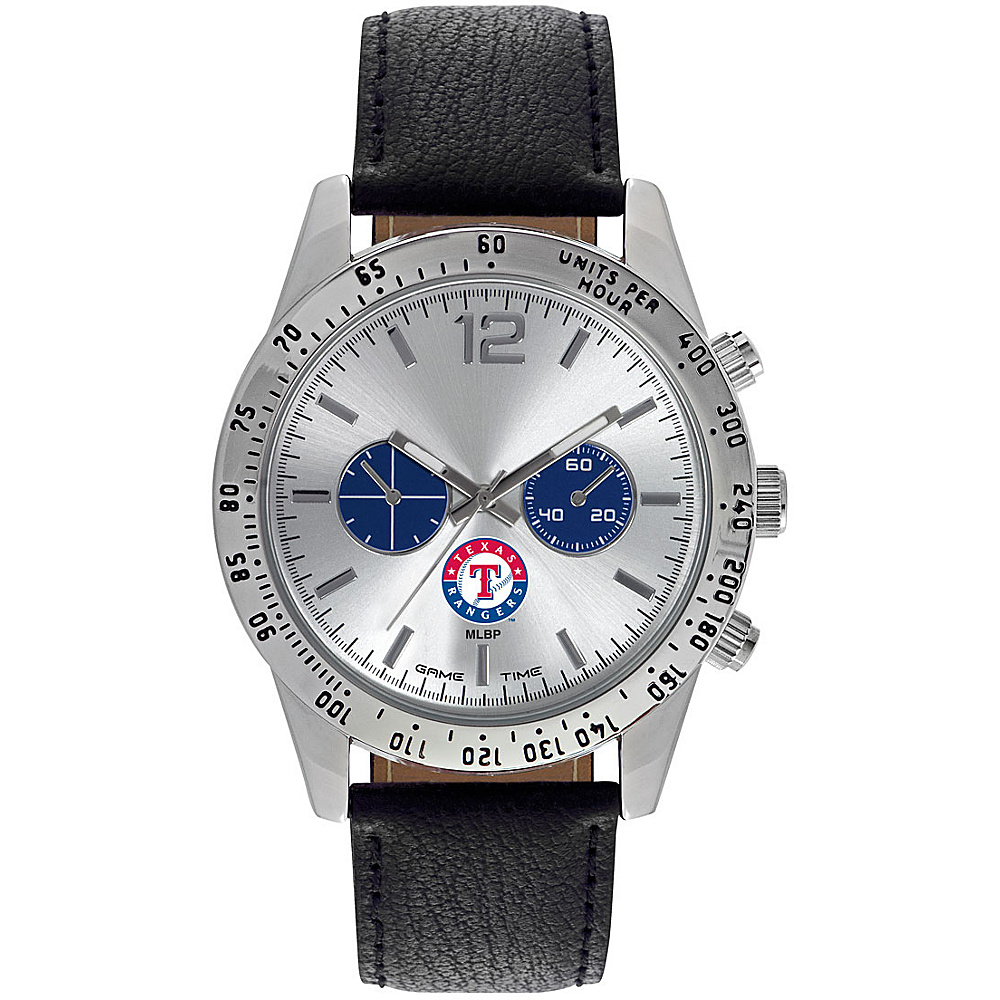 Game Time Mens Letterman MLB Watch Texas Rangers Game Time Watches