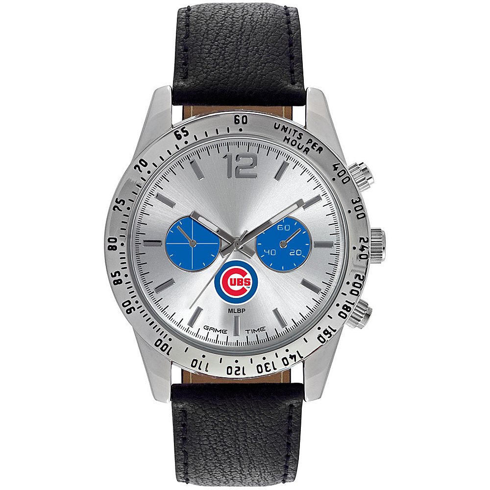 Game Time Mens Letterman MLB Watch Chicago Cubs Game Time Watches