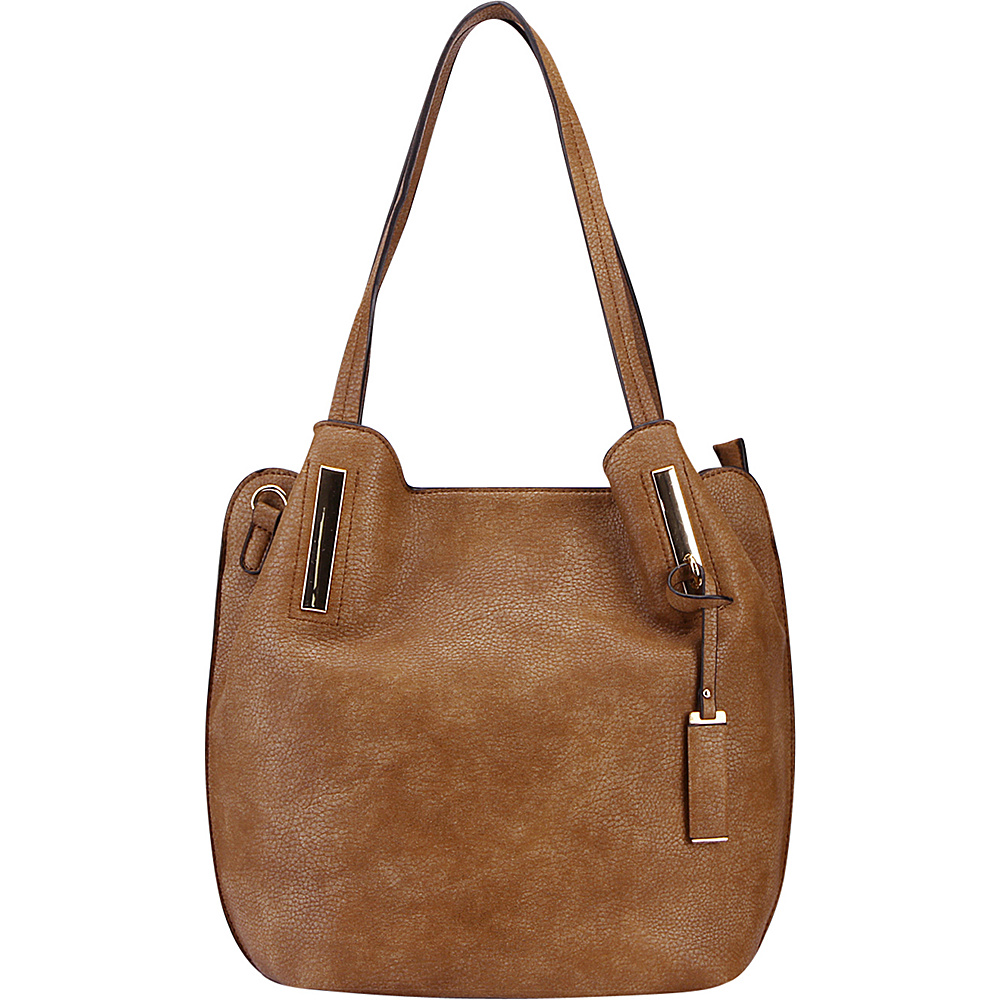 MKF Collection Chatty Is an Elegant Shoulder Tote Beige MKF Collection Manmade Handbags