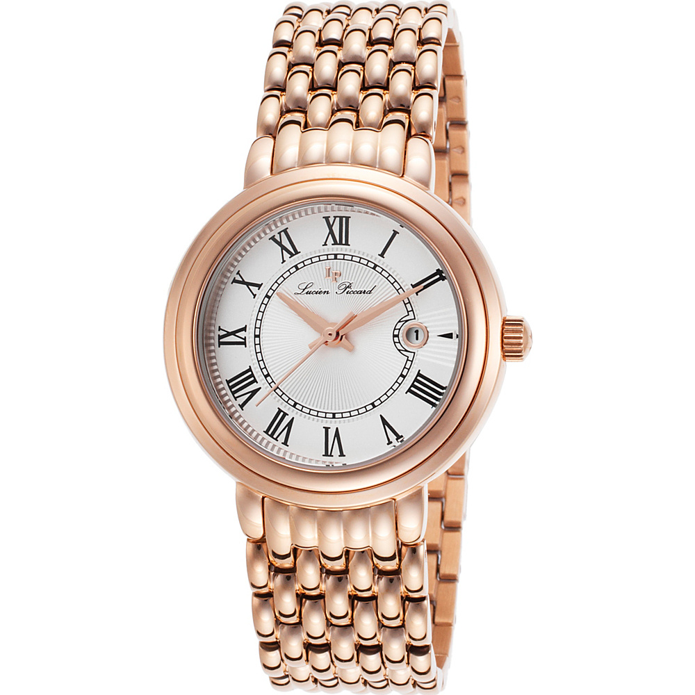 Lucien Piccard Watches Fantasia Stainless Steel Watch Rose Gold White Rose Gold Lucien Piccard Watches Watches