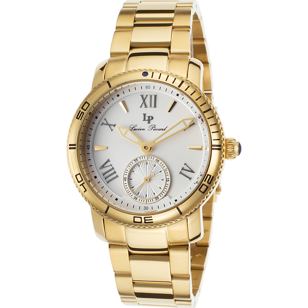 Lucien Piccard Watches Misty Rose Stainless Steel Watch Gold White Lucien Piccard Watches Watches