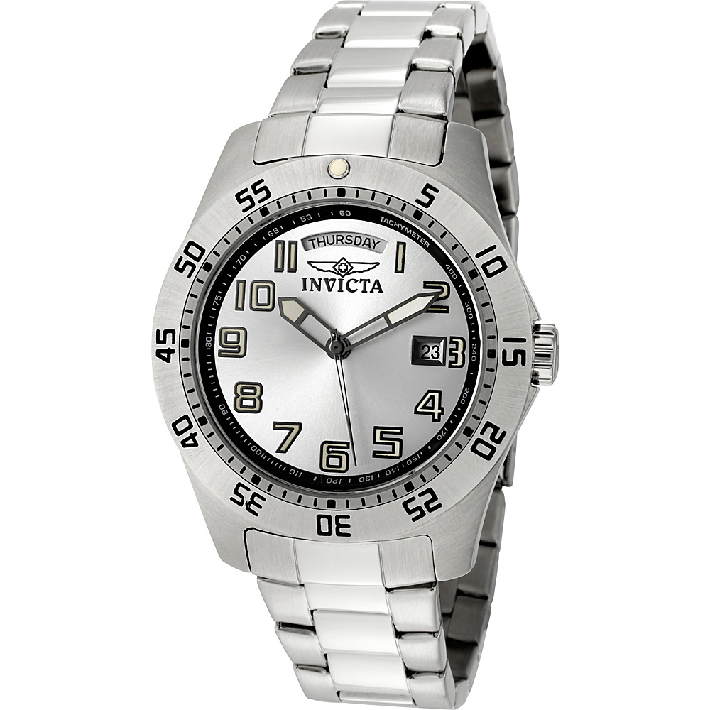 Invicta Watches Mens Specialty Stainless Steel Watch Silver Invicta Watches Watches