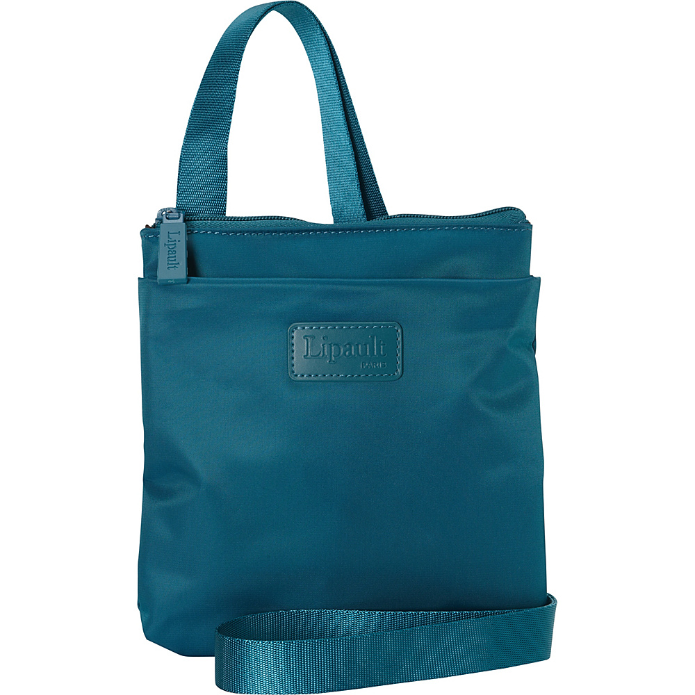 Lipault Paris Medium Crossbody Bag Discontinued Colors Aqua Lipault Paris Fabric Handbags