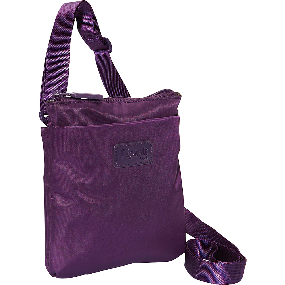 Lipault Paris Medium Crossbody Bag Discontinued Colors Purple Lipault Paris Fabric Handbags