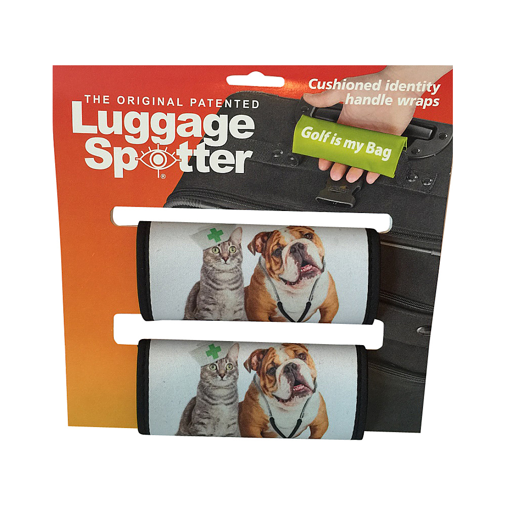 Luggage Spotters Handle Wraps 2 Pack Nurse Dog Luggage Spotters Luggage Accessories