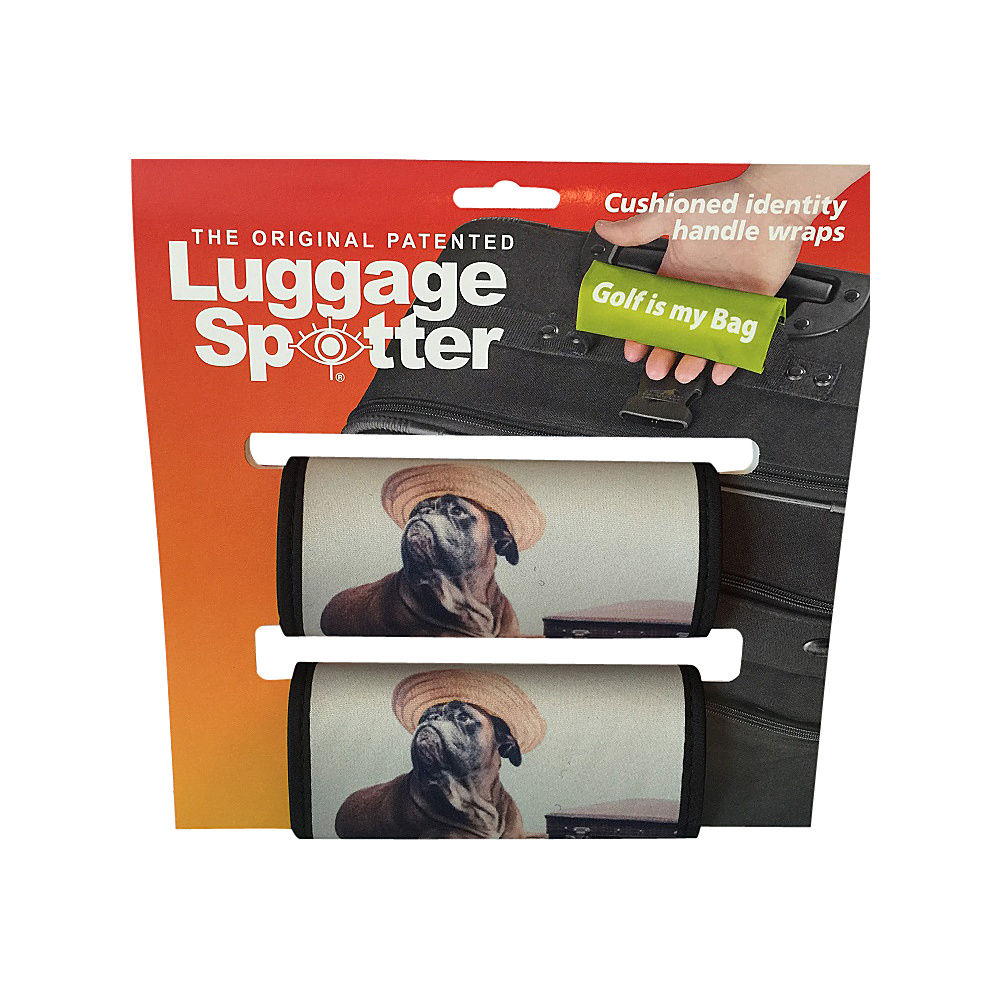 Luggage Spotters Handle Wraps 2 Pack Hat Dog Luggage Spotters Luggage Accessories
