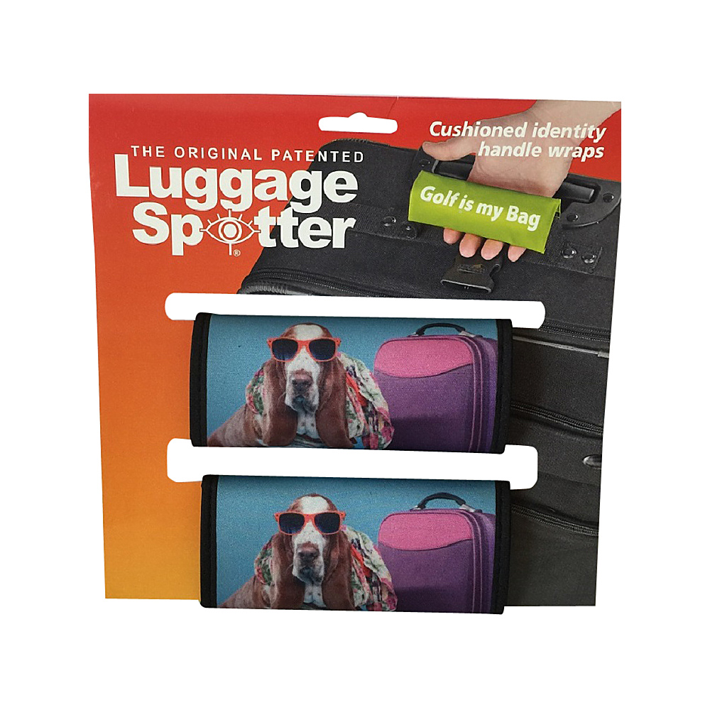 Luggage Spotters Handle Wraps 2 Pack Hound Dog Luggage Spotters Luggage Accessories