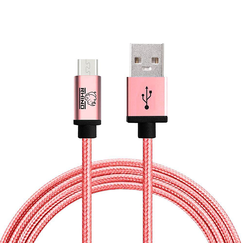 Rhino Micro USB Cable 3.3 ft. Rose Gold Rhino Electronic Accessories