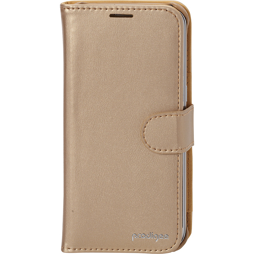 Prodigee Wallegee Case for Samsung S7 Edge Gold Prodigee Electronic Cases
