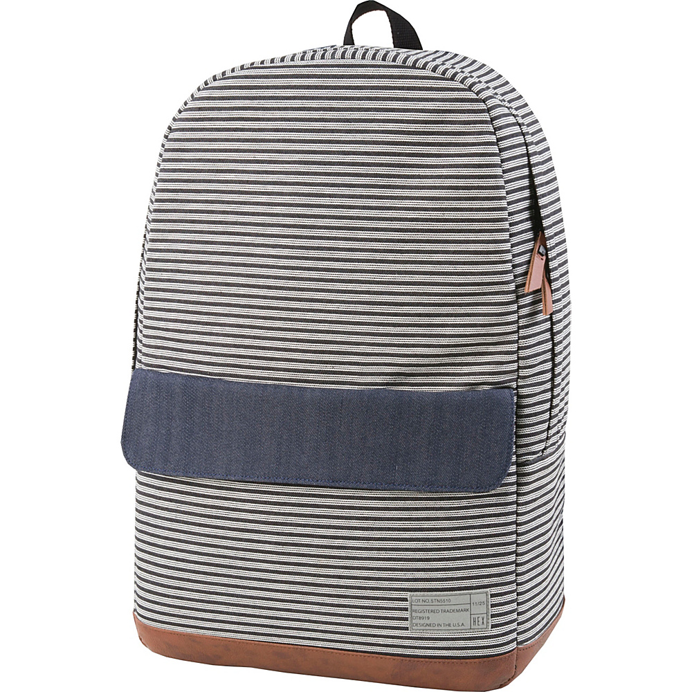 HEX Echo Backpack Stinson Stripe Denim HEX Business Laptop Backpacks