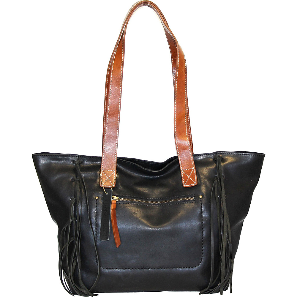 Nino Bossi Shasta Daisy Toe Black Nino Bossi Leather Handbags
