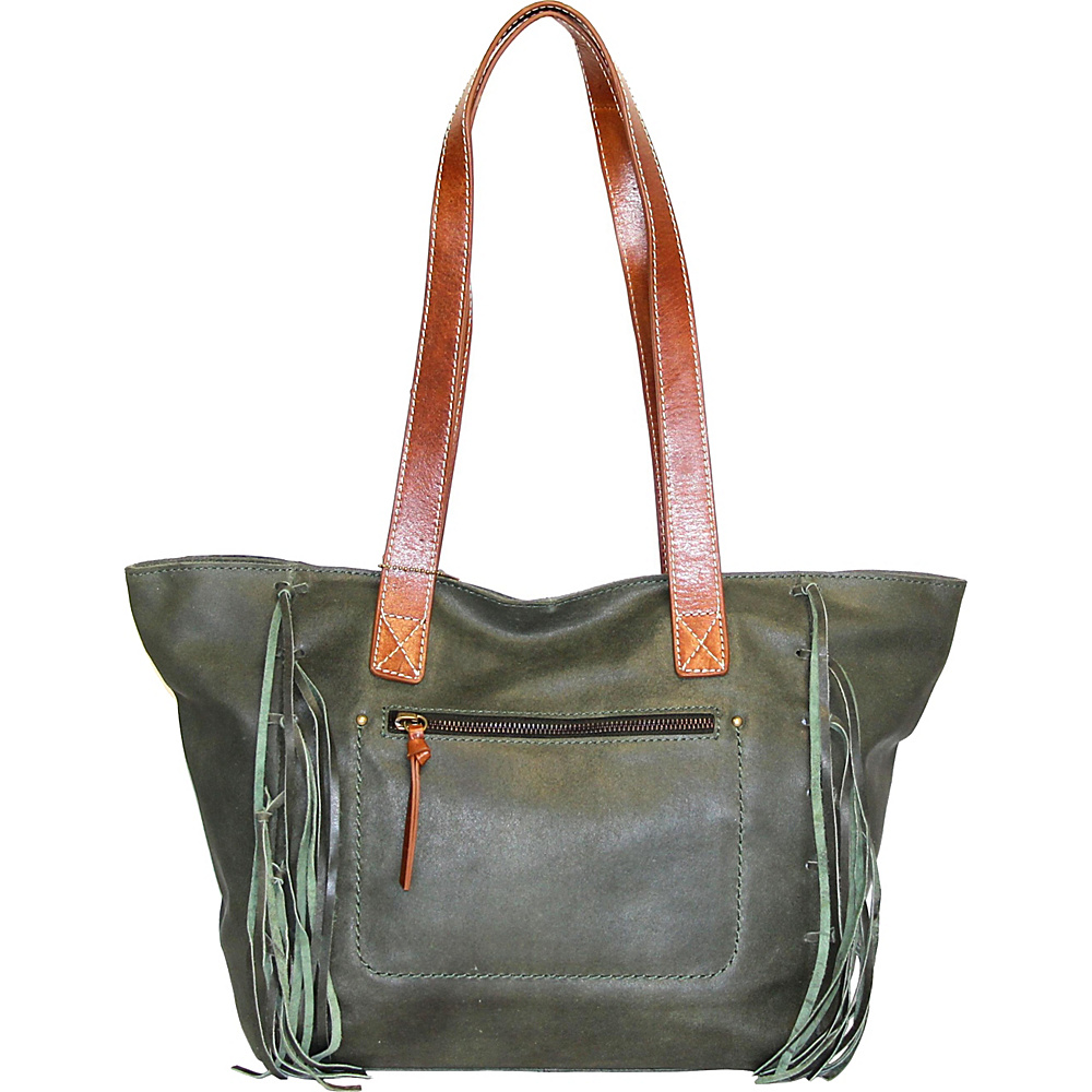 Nino Bossi Shasta Daisy Toe Pine Nino Bossi Leather Handbags