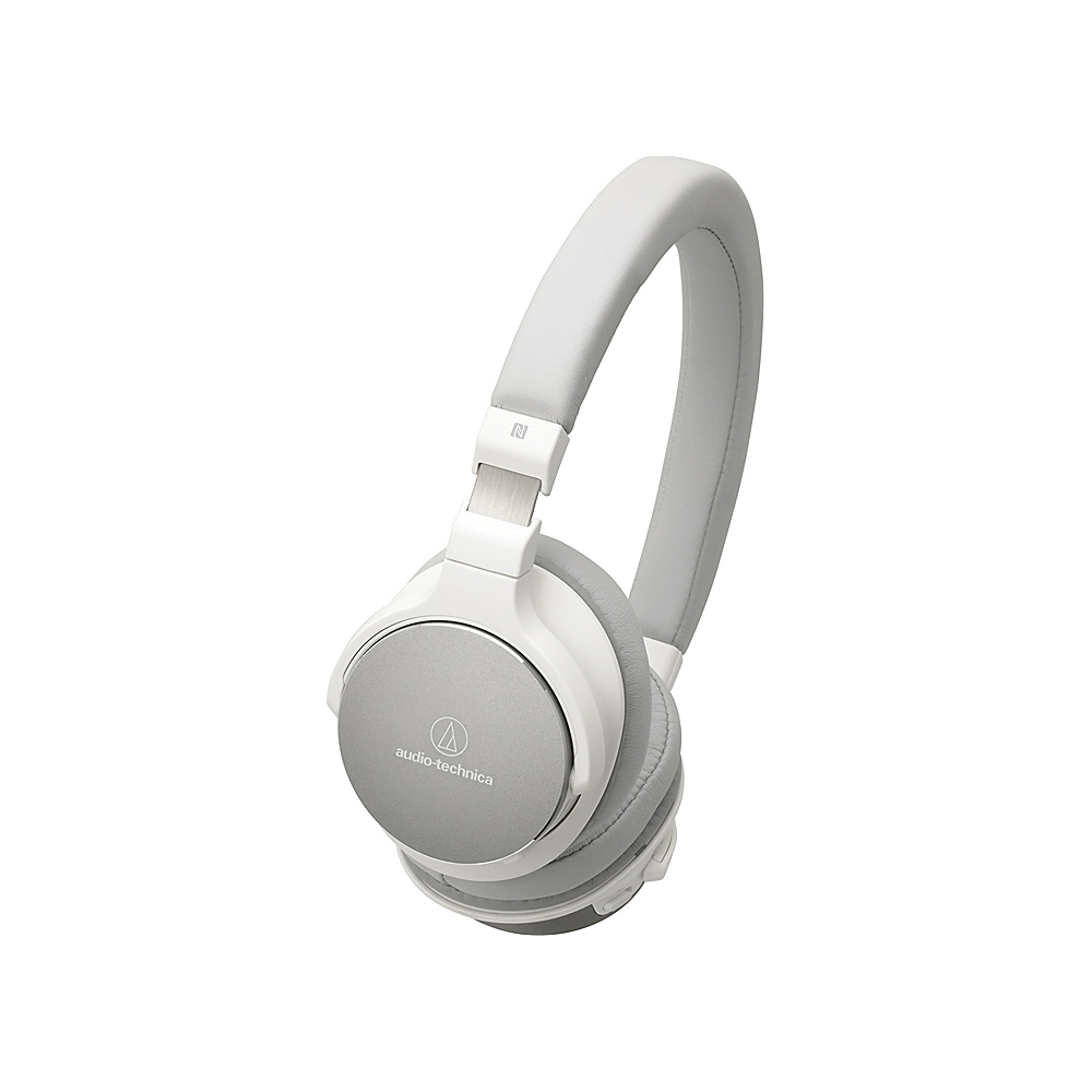 Audio Technica Bluetooth Wireless On Ear High Resolution Audio Headphones White Audio Technica Headphones Speakers