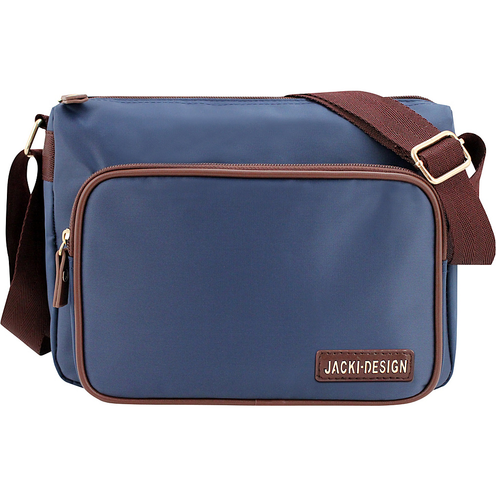 Jacki Design Essential Deluxe Messenger Bag Blue Jacki Design Messenger Bags