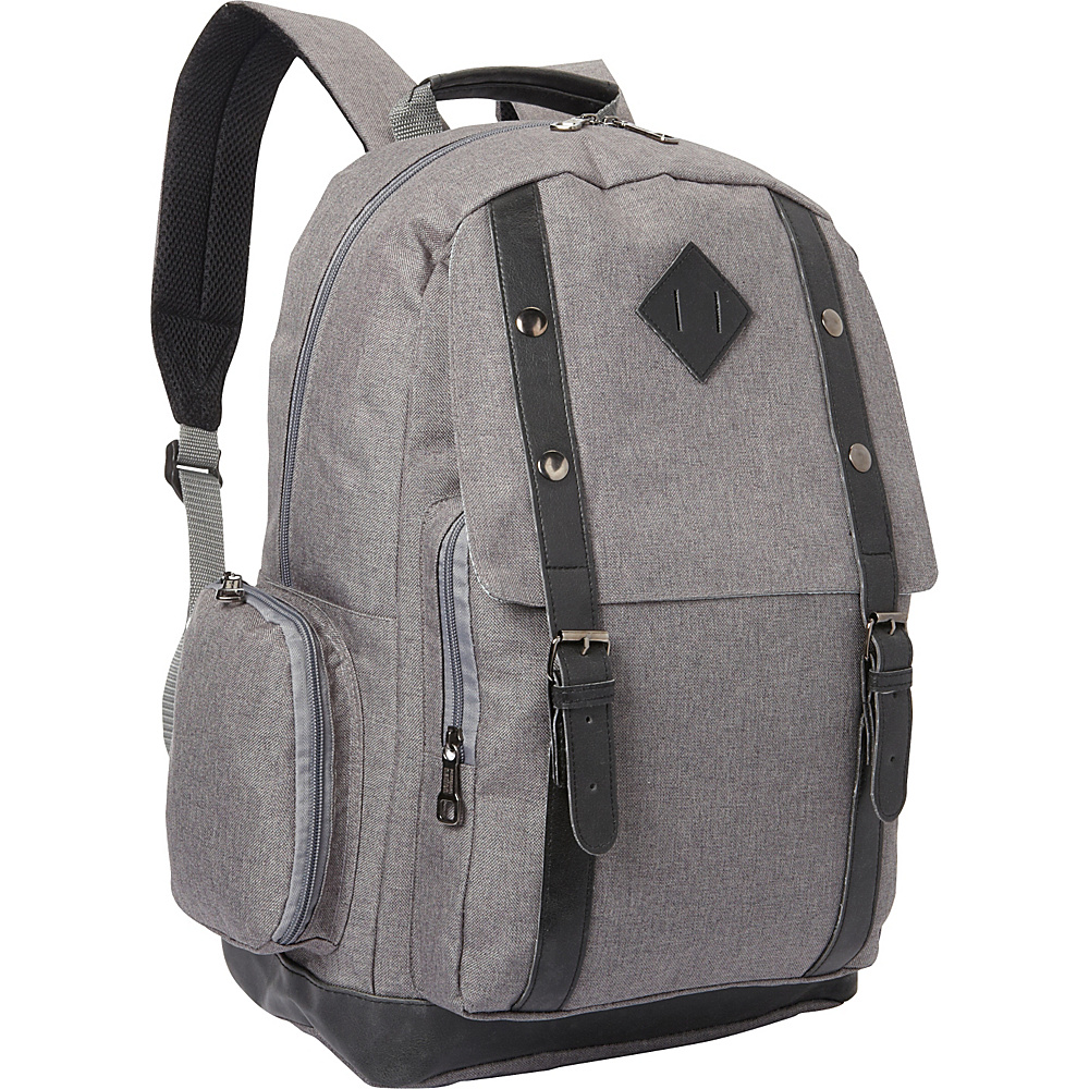 Bellino Empire Backpack Grey Bellino Everyday Backpacks