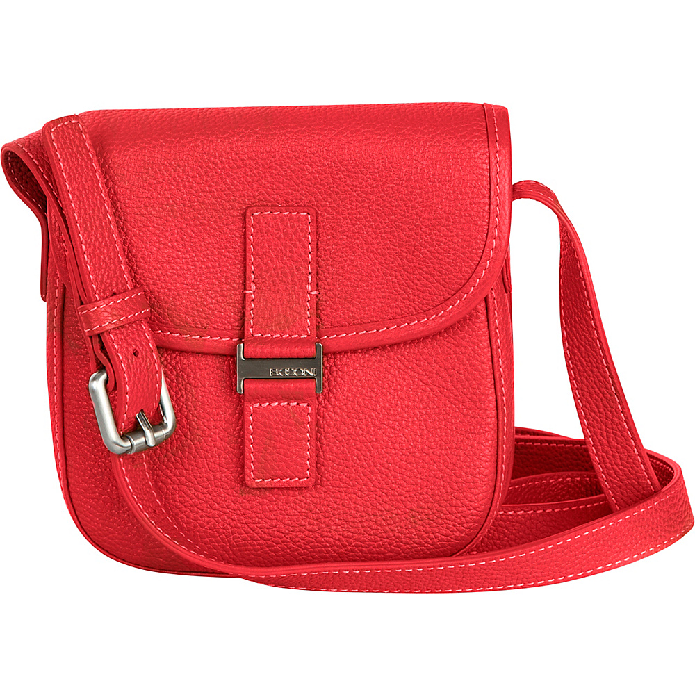 Boconi Kylie Mini RFID Crossbody Bag Berry Boconi Leather Handbags