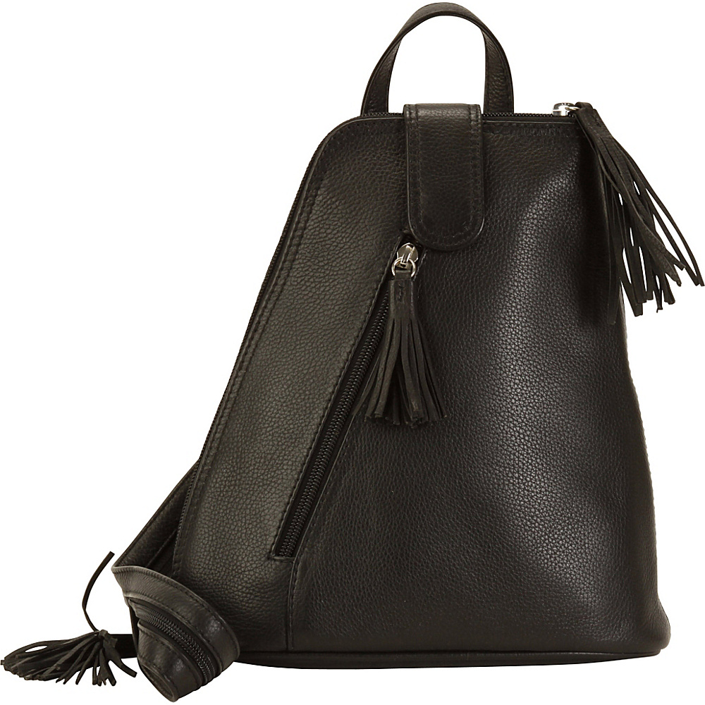 Hadaki Backpack Black Hadaki Leather Handbags