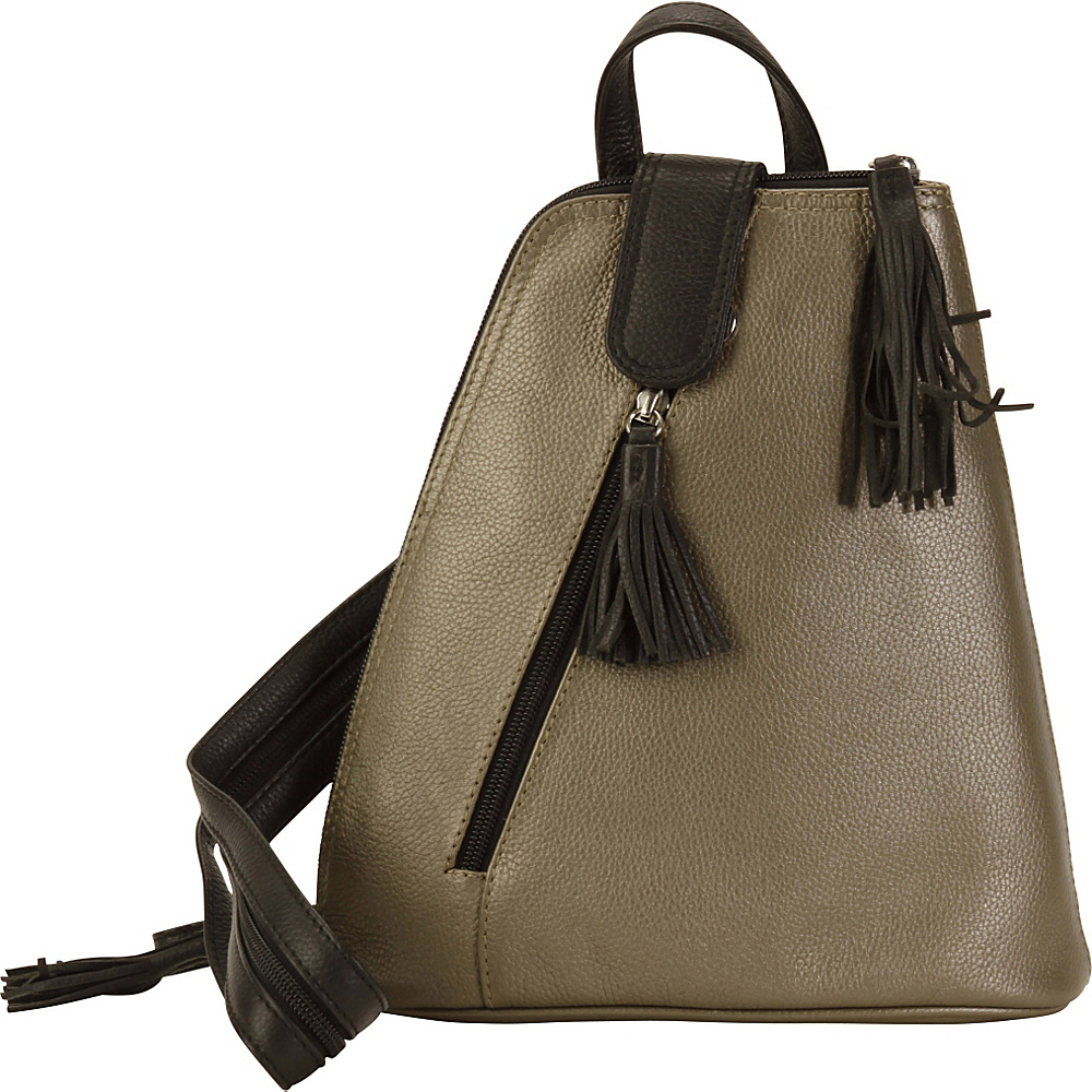 Hadaki Backpack Bronze Hadaki Leather Handbags