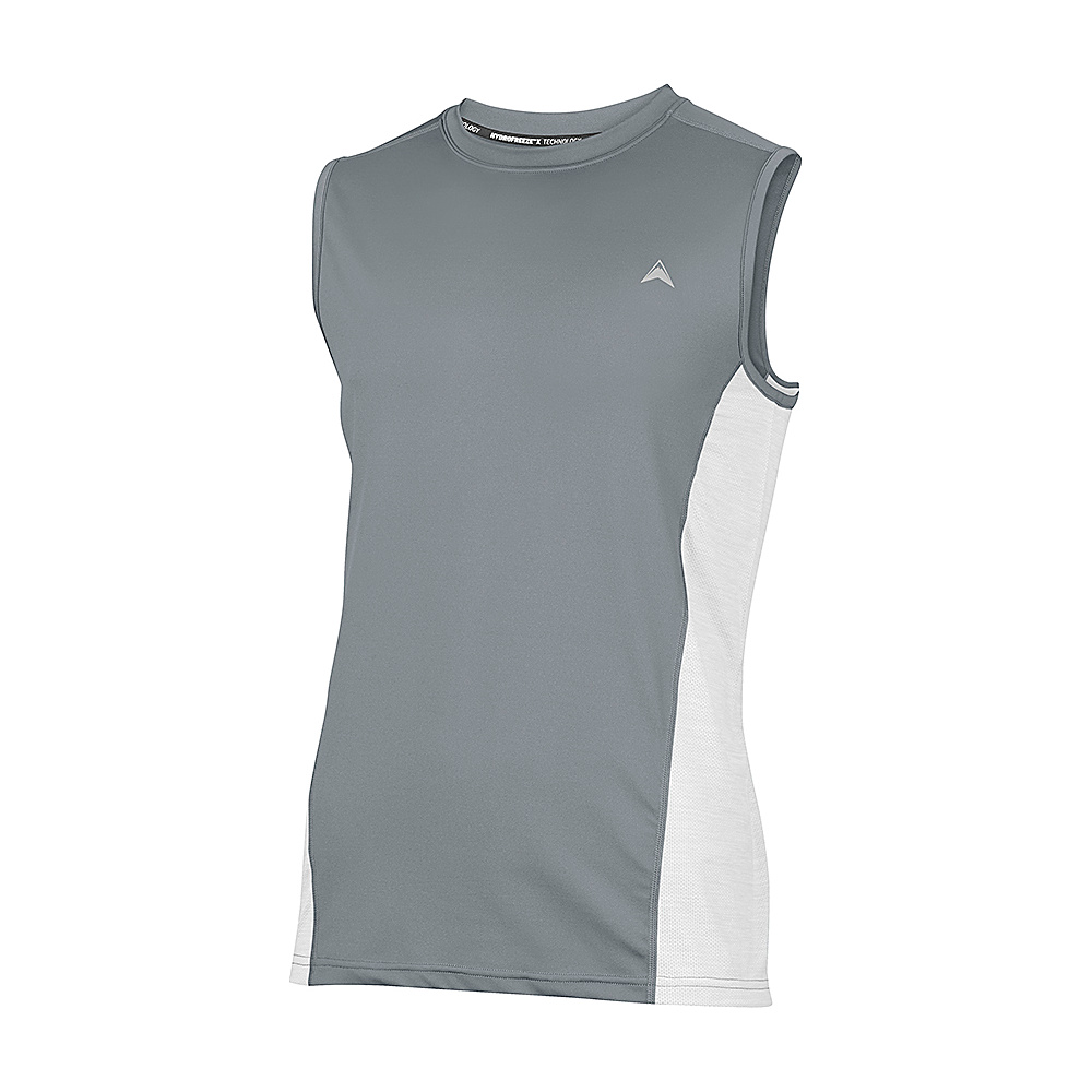 Arctic Cool Mens Sleeveless Instant Cooling Shirt with Mesh 2XL Storm Grey Arctic Cool Men s Apparel