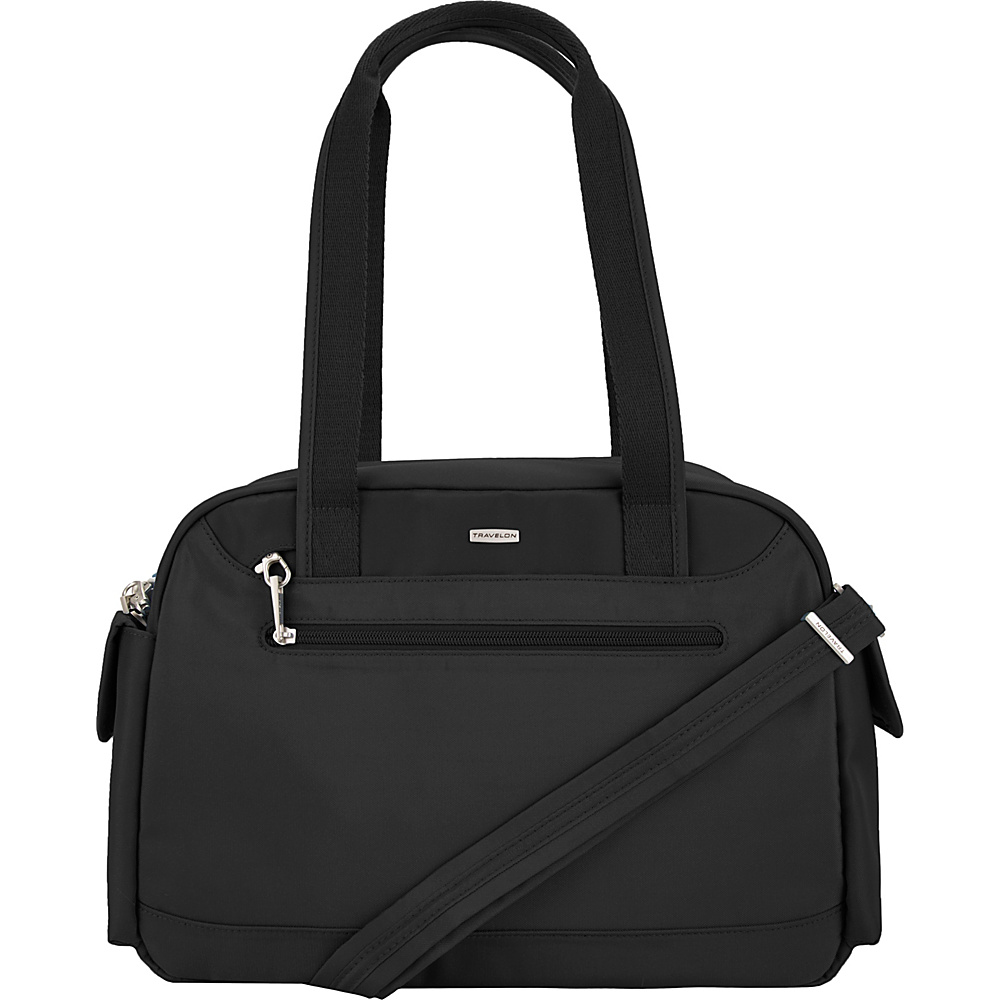 Travelon Anti Theft Overnight Mini Duffle Bag with RFID Exclusive Black Travelon Travel Duffels