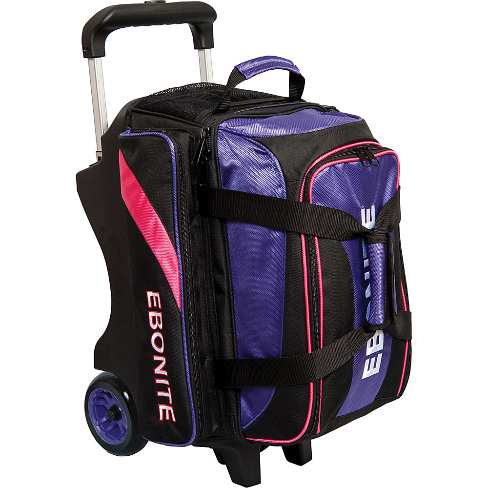 Ebonite Equinox Double Roller Bowling Bag Purple Ebonite Bowling Bags