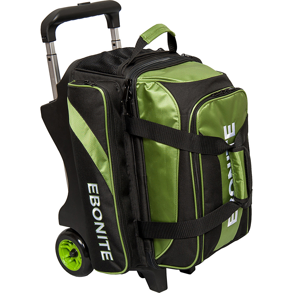 Ebonite Equinox Double Roller Bowling Bag Lime Ebonite Bowling Bags