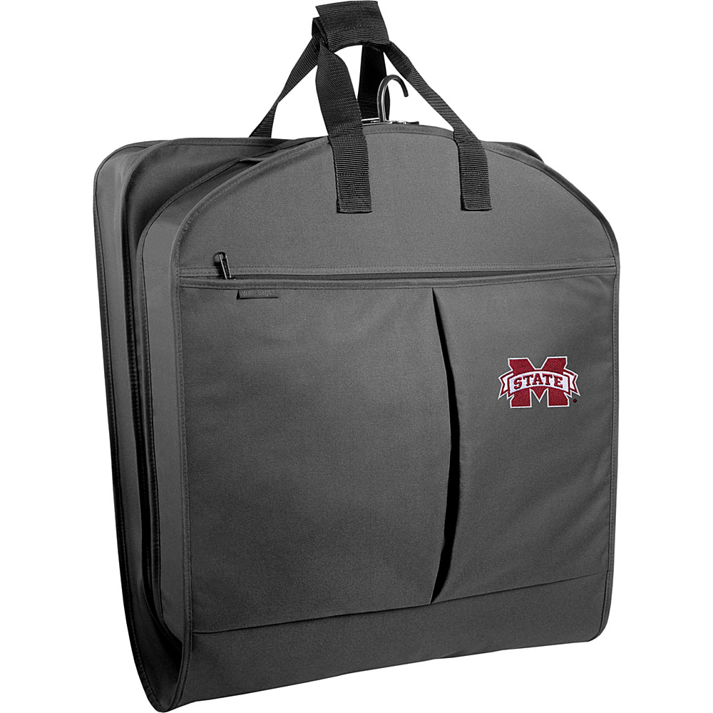 Wally Bags Mississippi State Bulldogs 40 Suit Length Garment Bag with Pockets Grey Wally Bags Garment Bags