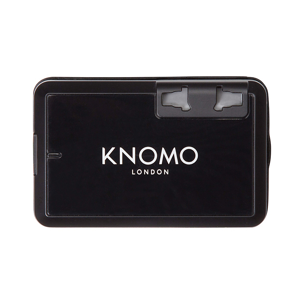 KNOMO London World Travel Adaptor Black KNOMO London Electronic Accessories