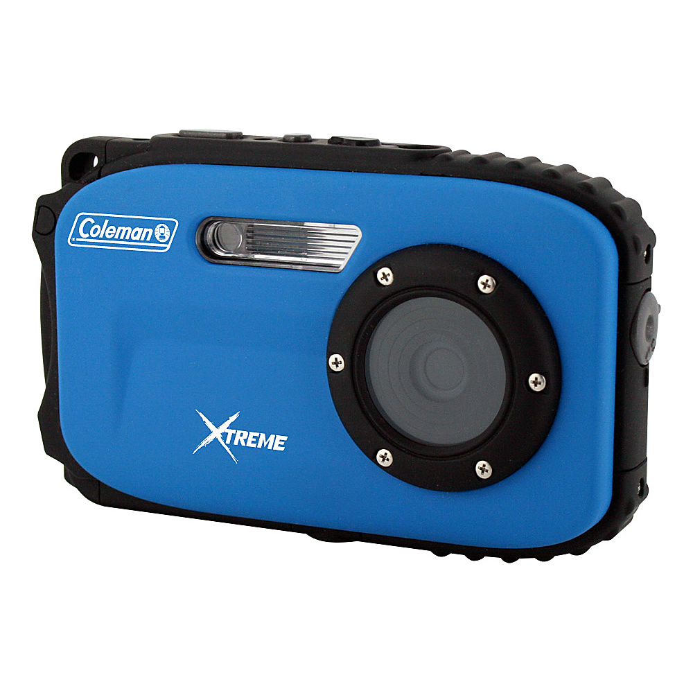 Coleman Xtreme 16.0 MP Underwater Digital Video Camera Waterproof to 33 ft Blue Coleman Cameras