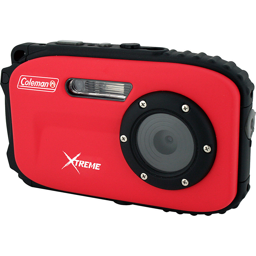 Coleman Xtreme 16.0 MP Underwater Digital Video Camera Waterproof to 33 ft Red Coleman Cameras