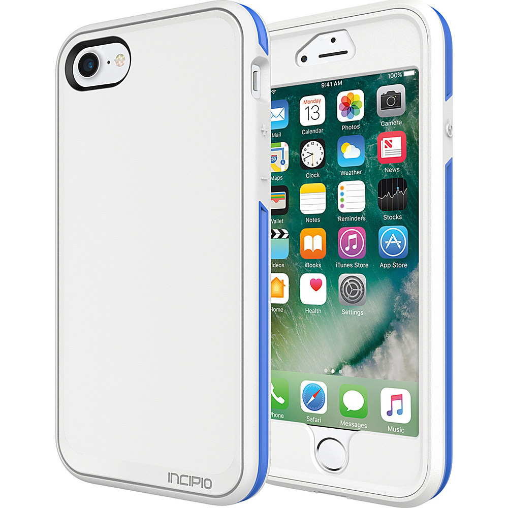 Incipio Performance Series Max for iPhone 7 White Blue WBL Incipio Electronic Cases
