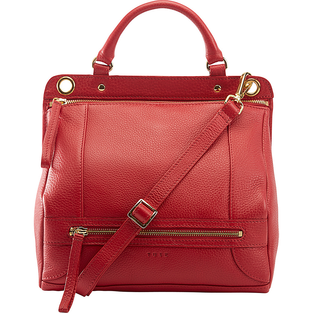 TUSK LTD Small Macie Bag Red TUSK LTD Leather Handbags