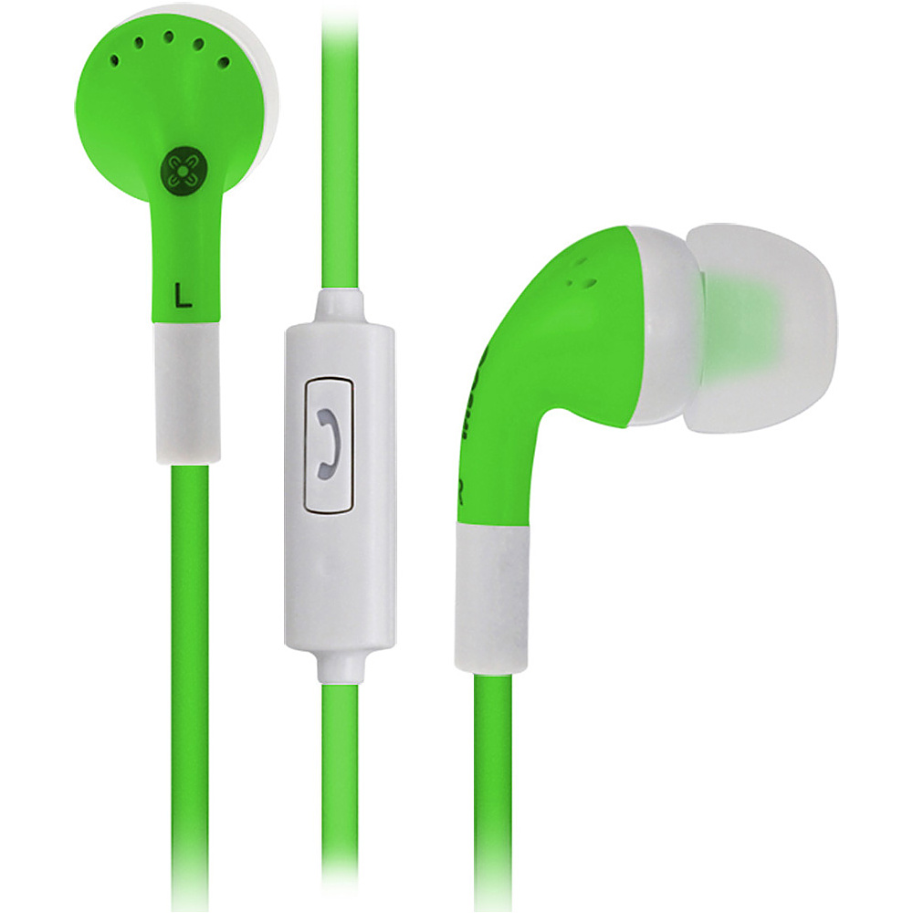 Moki Noise Isolation Earbuds Green Moki Headphones Speakers